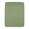 Meyco Baby Hoeslaken Boxmatras Uni Olive Green 75 x 95 cm