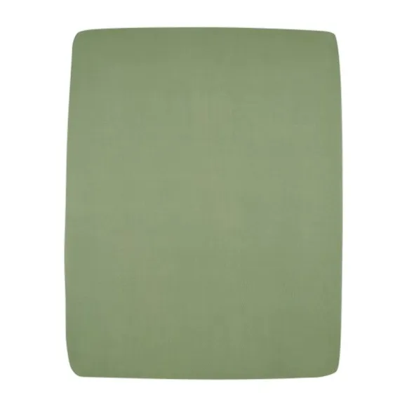 Meyco Baby Hoeslaken Boxmatras Uni Olive Green 75 x 95 cm