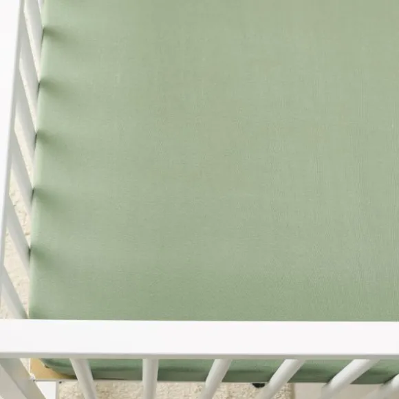 Meyco Baby Hoeslaken Boxmatras Uni Olive Green 75 x 95 cm