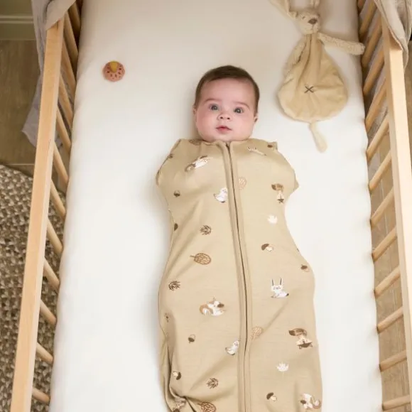 Meyco Baby Inbakerslaapzak Cocoon Forest Animals Sand