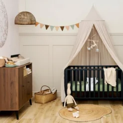 Meyco Baby Juniorhoeslaken Uni Olive Green 70 x 140 / 150 cm 2-Pack