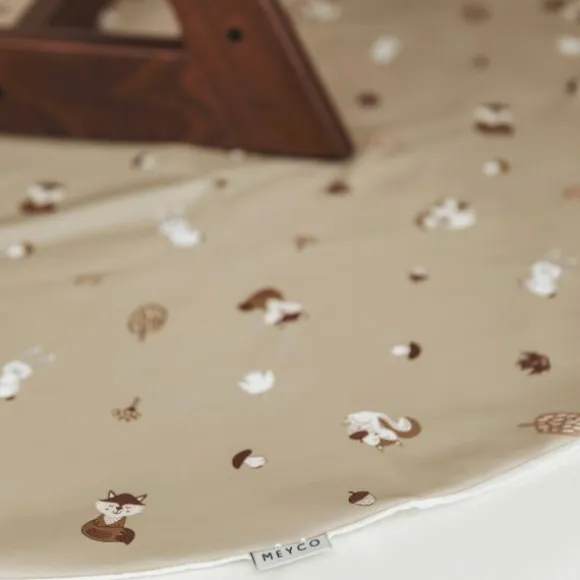 Meyco Baby Knoeimat Kinderstoel Forest Animals Sand