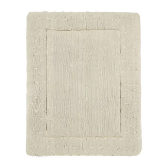 Meyco Baby Knots Boxkleed - 77 x 97 cm - Soft Sand