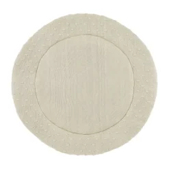 Meyco Baby Knots Boxkleed Rond - ⌀95cm - Soft Sand