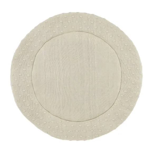 Meyco Baby Knots Boxkleed Rond - ⌀95cm - Soft Sand