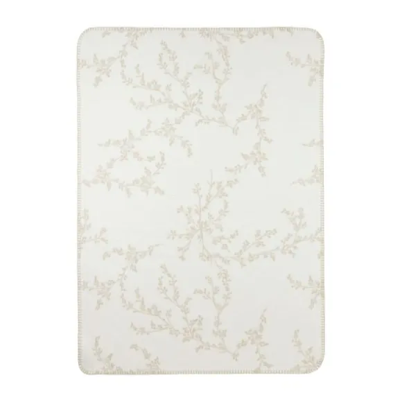 Meyco Baby Ledikantdeken Geweven Branches Sand 100 x 150 cm