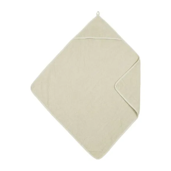 Meyco Baby Popcorn Badcape - 75 x 75 cm - Soft Olive