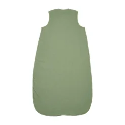 Meyco Baby Slaapzak Hydrofiel Gevoerd Uni Pre-Washed Olive Green 70 cm