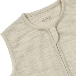 Meyco Baby Slaapzak Jumper - Studio - Merinowol - Sand Melange - 92 cm