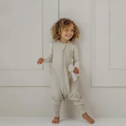 Meyco Baby Slaapzak Jumper - Studio - Merinowol - Sand Melange - 92 cm