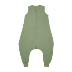 Meyco Baby Slaapzak Jumper Winter Hydrofiel Uni Pre-Washed Olive Green 92 cm