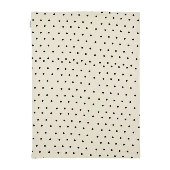 Meyco Baby Sweet Heart Wiegdeken - 75 x 100 cm - Pre-Washed Hydrofiel - Soft Sand