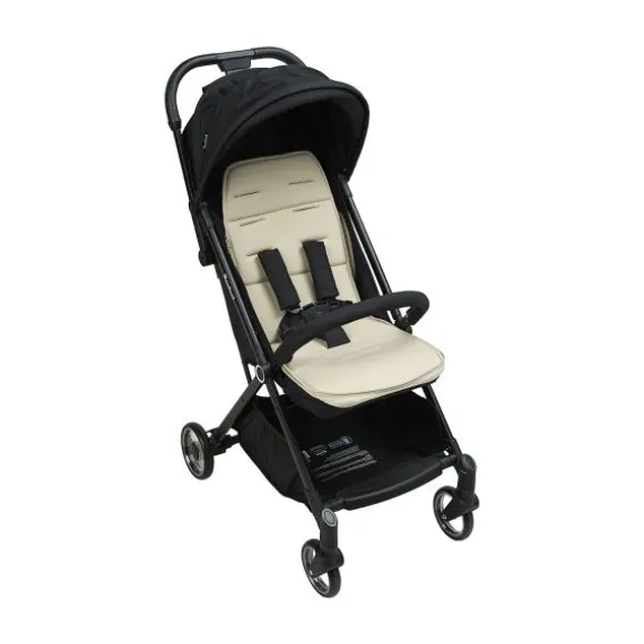 Meyco Baby Uni Buggy Voetenzak en Inlegger - Sand - 45x130 cm