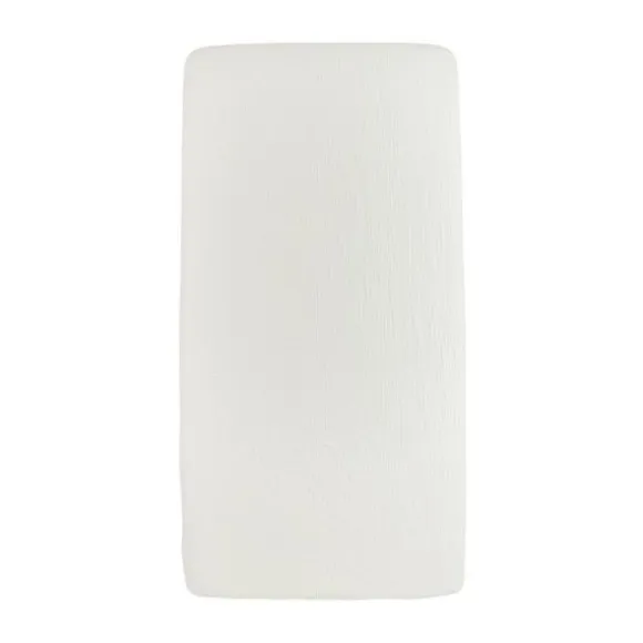 Meyco Baby Uni Hoeslaken Ledikant - 60 x 120 cm - Pre-Washed Hydrofiel - Offwhite