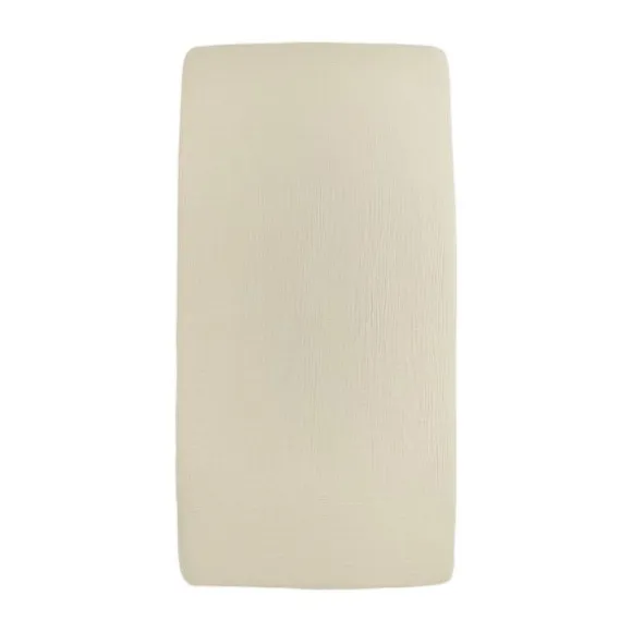 Meyco Baby Uni Hoeslaken Ledikant - 60 x 120 cm - Pre-Washed Hydrofiel - Offwhite
