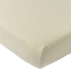 Meyco Baby Uni Hoeslaken Ledikant - 60 x 120 cm - Pre-Washed Hydrofiel - Offwhite