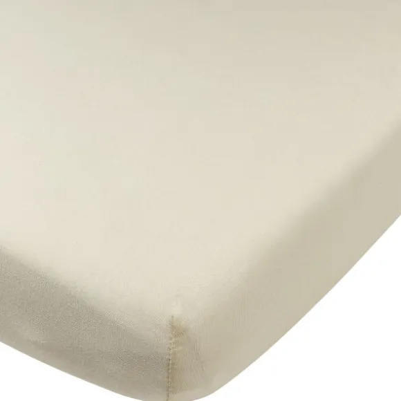 Meyco Baby Uni Hoeslaken Juniorbed - 70 x 140 cm - Jersey - Soft Sand