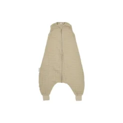 Meyco Baby Uni Zomer Slaapoverall Jumper - 104 cm - Pre-Washed Hydrofiel - Sand