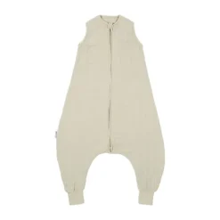 Meyco Baby Uni Zomer Slaapoverall Jumper - 80 cm - Pre-Washed Hydrofiel - Sand