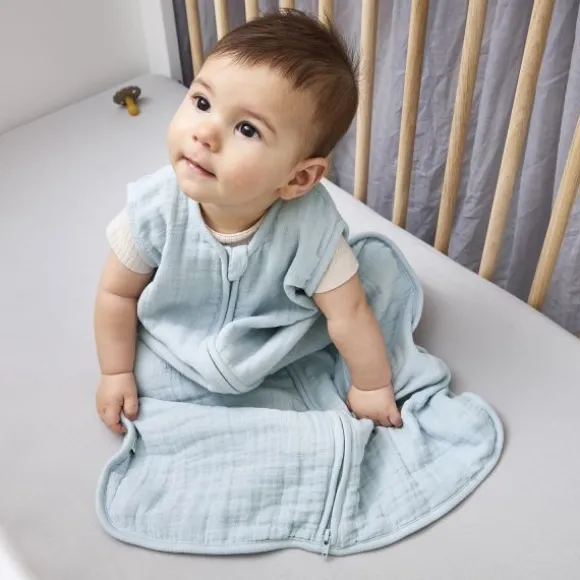Meyco Baby Uni Zomerslaapzak - 110 cm - Pre-Washed Hydrofiel - Soft Sand