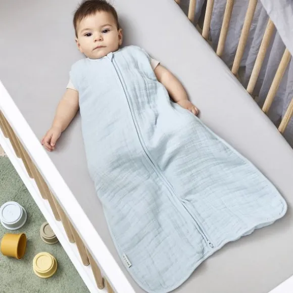 Meyco Baby Uni Zomerslaapzak - 110 cm - Pre-Washed Hydrofiel - Soft Sand