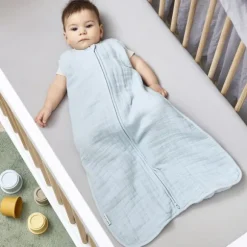 Meyco Baby Uni Zomerslaapzak - 70 cm - Pre-Washed Hydrofiel - Soft Sand