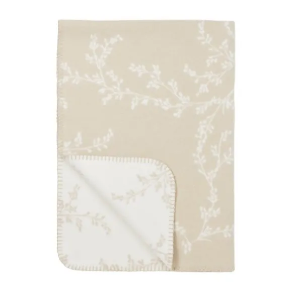 Meyco Baby Wiegdeken Geweven Branches Sand 75 x 100 cm