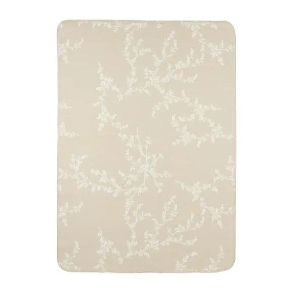 Meyco Baby Wiegdeken Geweven Branches Sand 75 x 100 cm