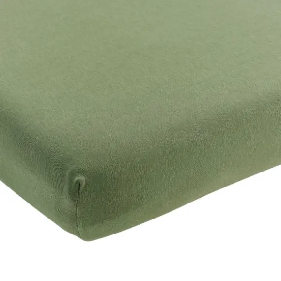 Meyco Baby Wieghoeslaken Uni Olive Green 40 x 80 / 90 cm