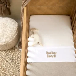 Meyco Baby Wieglaken Baby Love Sand Melange 75 x 100 cm
