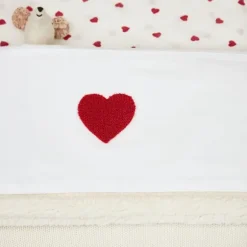 Meyco Baby Wieglaken Sweet Heart Red 75 x 100 cm
