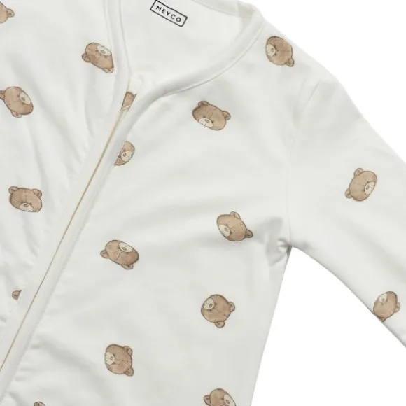 Meyco Bear Slaapzak Met Vaste Mouw Rond – 70 cm – Jersey – Sand