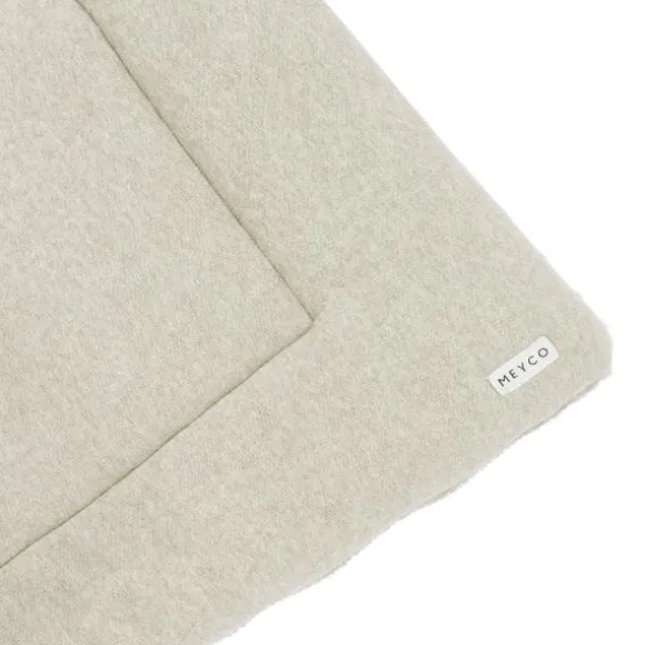 Meyco Boxkleed Knit Basic Sand Melange 77x97cm