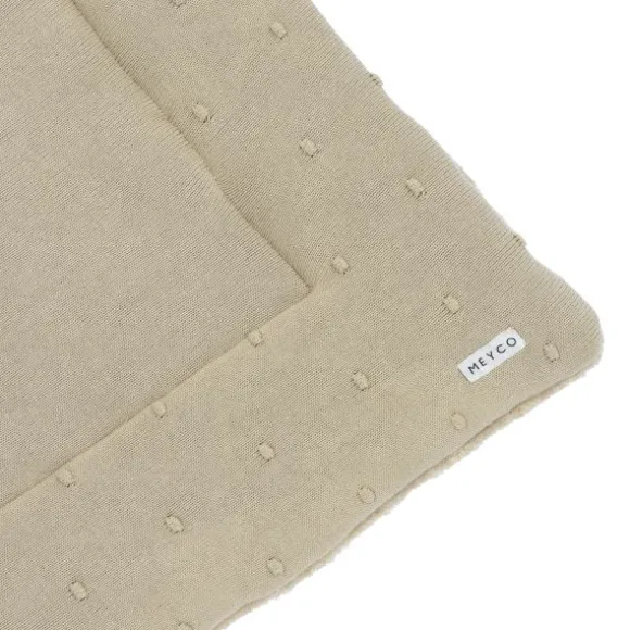 Meyco Boxkleed Mini Knots Sand 77x97cm