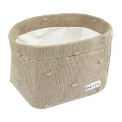 Meyco Boxkleed Mini Knots Sand 77x97cm