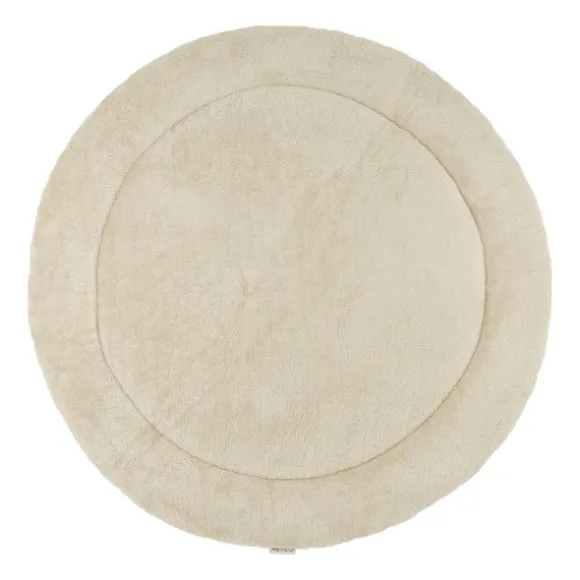 Meyco Boxkleed Rond Basic Knit Sand Melange 95 cm