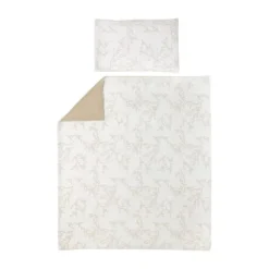 Meyco Dekbedovertrek Junior Branches Sand 120 x 150 cm
