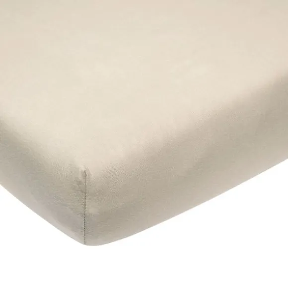 Meyco Hoeslaken Boxmatras Jersey Sand 75 x 95 cm