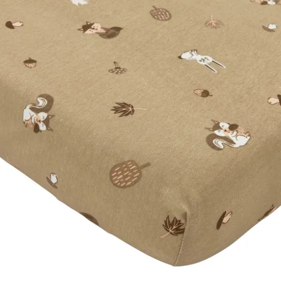 Meyco Hoeslaken Print - 70 x 140/150 cm - Jersey - Mini Panther Soft Pink