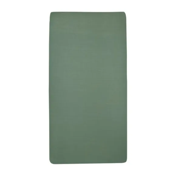 Meyco Juniorhoeslaken Jersey Stone Green 70 x 140/150 cm