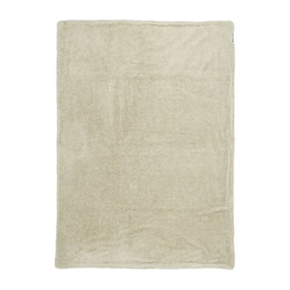 Meyco Ledikantdeken Knit Basic Sand Melange Teddy 100x150cm