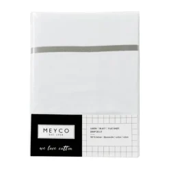 Meyco Ledikantlaken Bies Grijs 100 x 150 cm