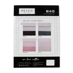 Meyco Ledikantlaken Bies Grijs 100 x 150 cm