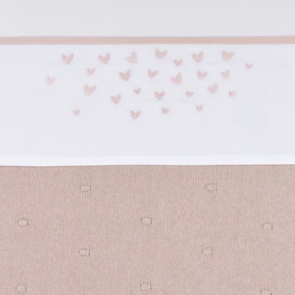 Meyco Ledikantlaken Hearts Lilac 100 x 150 cm