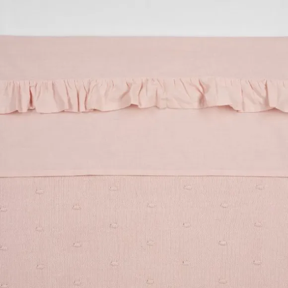 Meyco Ledikantlaken Ruffle White 100 x 150 cm