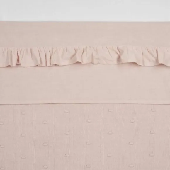 Meyco Ledikantlaken Ruffle White 100 x 150 cm