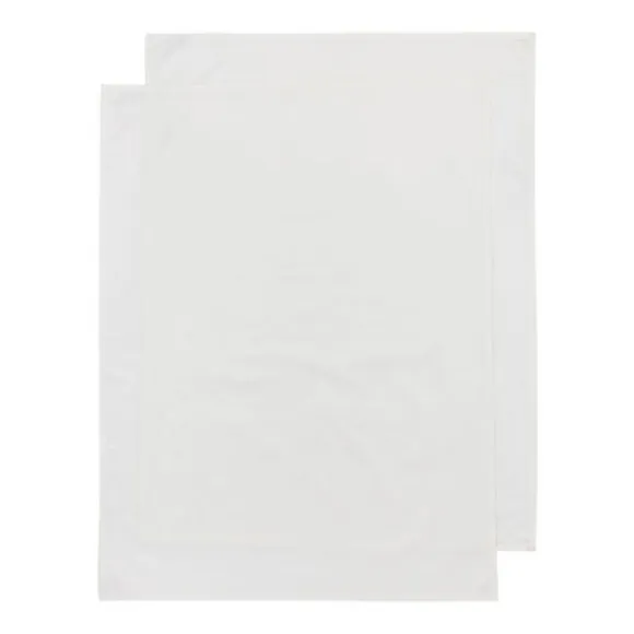 Meyco Ledikantlaken Uni Offwhite 2-Pack 100x150cm