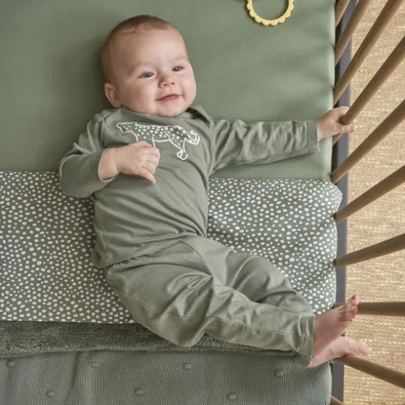 Meyco Pyjama Cheetah Forestgreen mt.50/56 2-Pack