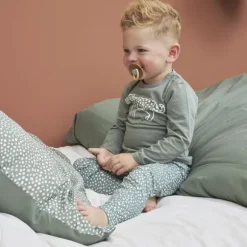 Meyco Pyjama Cheetah Forestgreen mt.50/56 2-Pack