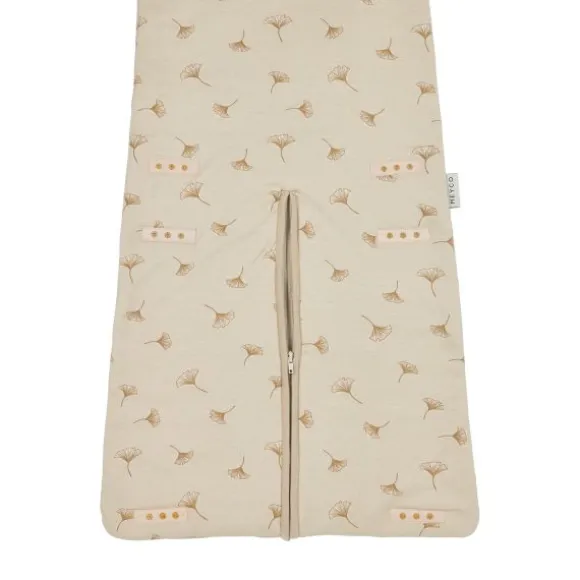 Meyco Slaapzak 4-Seizoenen Deluxe - One Size - Jersey - Ginkgo - Soft Sand